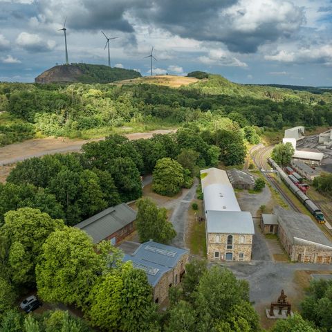 Luftaufnahme des Museum für Industriekultur am Osnabrücker Piesberg