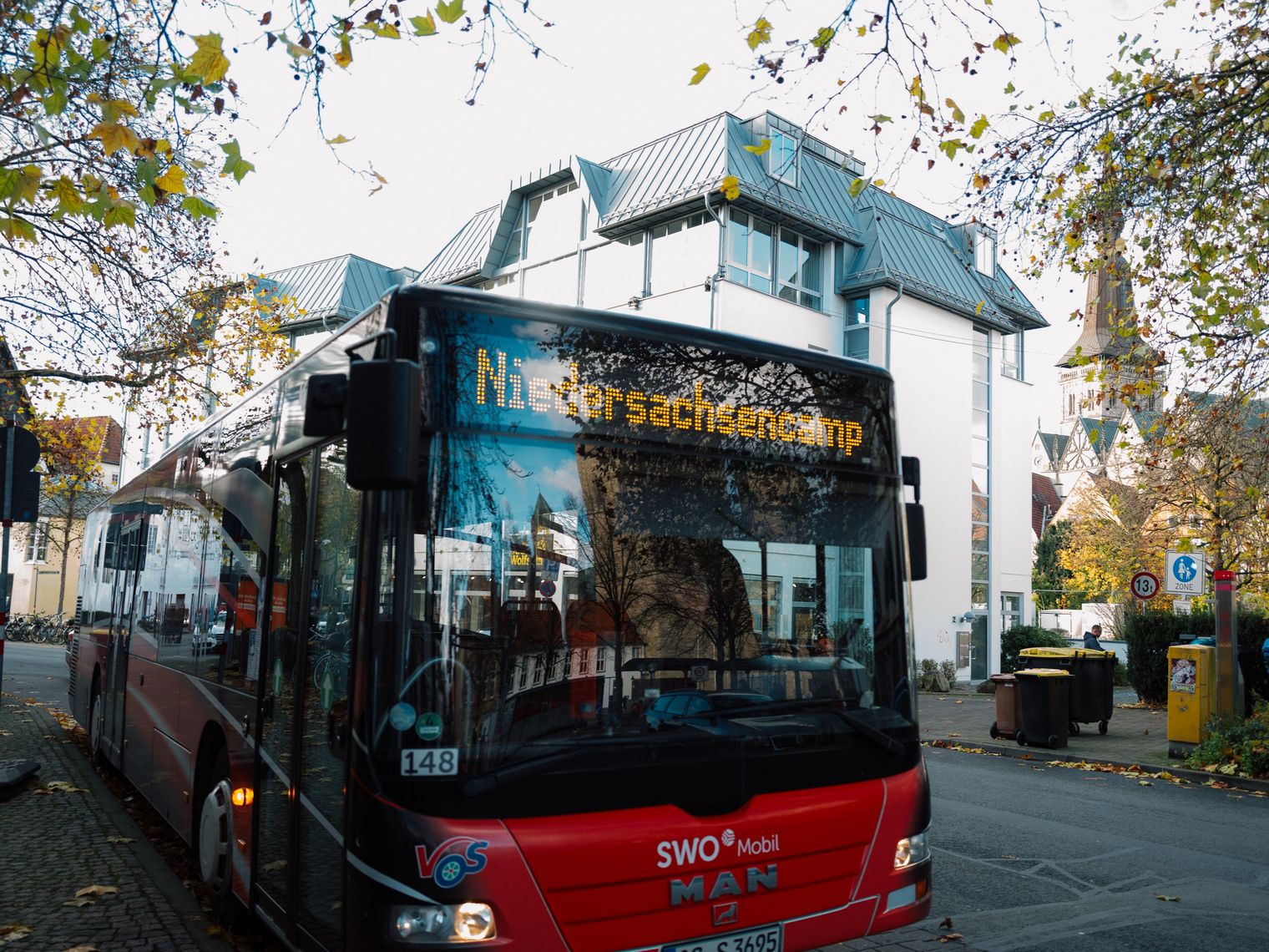 Shuttlebus der SWO mobil im Einsatz
